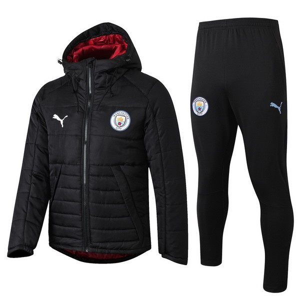 Daunenjacke Manchester City Komplett Set 2019-20 Schwarz Fussballtrikots Günstig